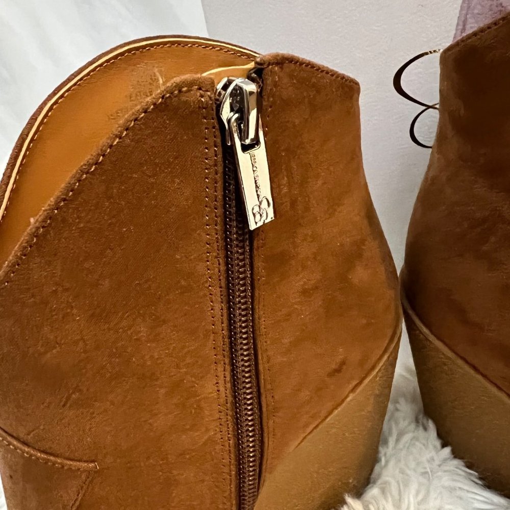 Jessica Simpson Crais Bootie Wedge Size 8 Brown NEW! - Picture 11 of 16